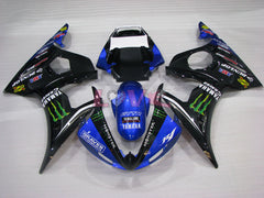 Monster - Blue Black Fairings and Bodywork For 2005 YZF-R6 #LF3523