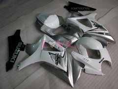 Factory Style - White Silver Fairings and Bodywork For 2007-2008 GSX-R1000 #LF5719