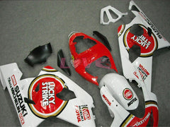 Lucky Strike - Red White Fairings and Bodywork For 2004-2005 GSX-R750 #LF6579