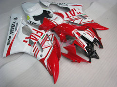 FIAT - Red White Fairings and Bodywork For 2006-2007 YZF-R6 #LF3467