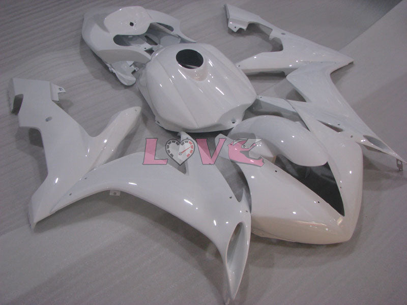 No sticker / decal Factory Style - White Fairings and Bodywork For 2004-2006 YZF-R1 #LF3695