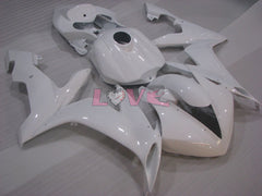 No sticker / decal Factory Style - White Fairings and Bodywork For 2004-2006 YZF-R1 #LF3695