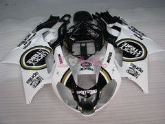Lucky Strike - White Black Fairings and Bodywork For 2004-2009 RSV 1000 R #LF3067