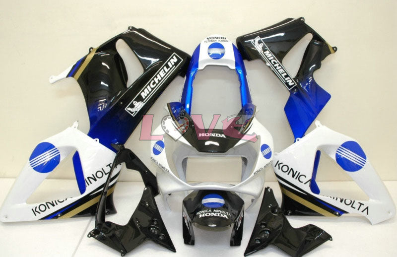 Konica Minolta - White Black Fairings and Bodywork For 2000-2001 CBR929RR #LF5220