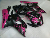 Factory Style - Black Pink Fairings and Bodywork For 2004-2005 GSX-R600 #LF6468