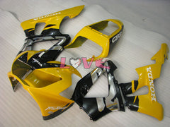 Fireblade - Yellow Black Fairings and Bodywork For 2000-2001 CBR929RR #LF5227