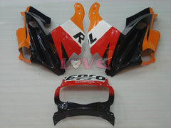 Repsol - Orange Black Fairings and Bodywork For 1991-1994 CBR600F2 #LF4842