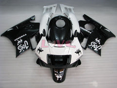 Camel - White Black Fairings and Bodywork For 1991-1994 CBR600F2 #LF4900