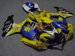 Corona MOTUL - Yellow Blue Fairings and Bodywork For 2008-2010 GSX-R600 #LF6243