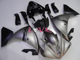 Factory Style - Black Grey Matte Fairings and Bodywork For 2012-2014 YZF-R1 #LF3629