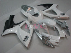 Factory Style - White Silver Fairings and Bodywork For 2006-2007 GSX-R600 #LF4050
