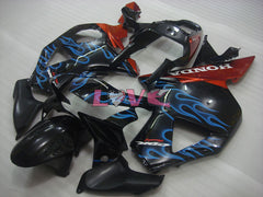 Flame - Blue Black Fairings and Bodywork For 2002-2003 CBR954RR #LF5194