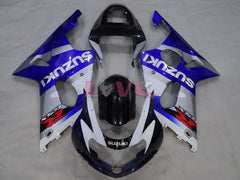 Factory Style - Blue Black Fairings and Bodywork For 2000-2002 GSX-R1000 #LF4228