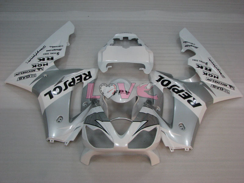 MICHELIN - White Grey Fairings and Bodywork For 2006-2008 Daytona 675 #LF4804