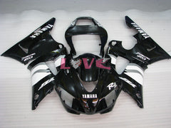 Factory Style - White Black Fairings and Bodywork For 1998-1999 YZF-R1 #LF7078