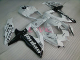 Jordan - White Black Fairings and Bodywork For 2008-2010 GSX-R600 #LF3968