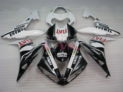 FIAT - White Black Fairings and Bodywork For 2004-2006 YZF-R1 #LF3712