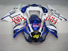 DUNLOP FIAT MOTUL - Blue White Fairings and Bodywork For 1998-1999 YZF-R1 #LF3578