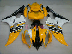 MOTUL - Yellow Black Fairings and Bodywork For 2006-2007 YZF-R6 #LF3438