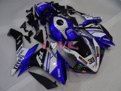 Monster - Blue White Fairings and Bodywork For 2007-2008 YZF-R1 #LF3669