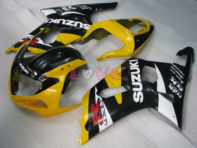 Factory Style - Yellow Black Fairings and Bodywork For 2001-2003 GSX-R600 #LF6693