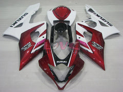 Factory Style - Red White Fairings and Bodywork For 2005-2006 GSX-R1000 #LF3846