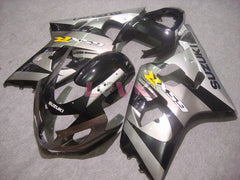 Factory Style - Black Silver Fairings and Bodywork For 2004-2005 GSX-R600 #LF6461