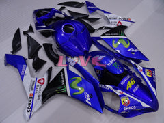 Monster - Blue White Black Fairings and Bodywork For 2007-2008 YZF-R1 #LF3666