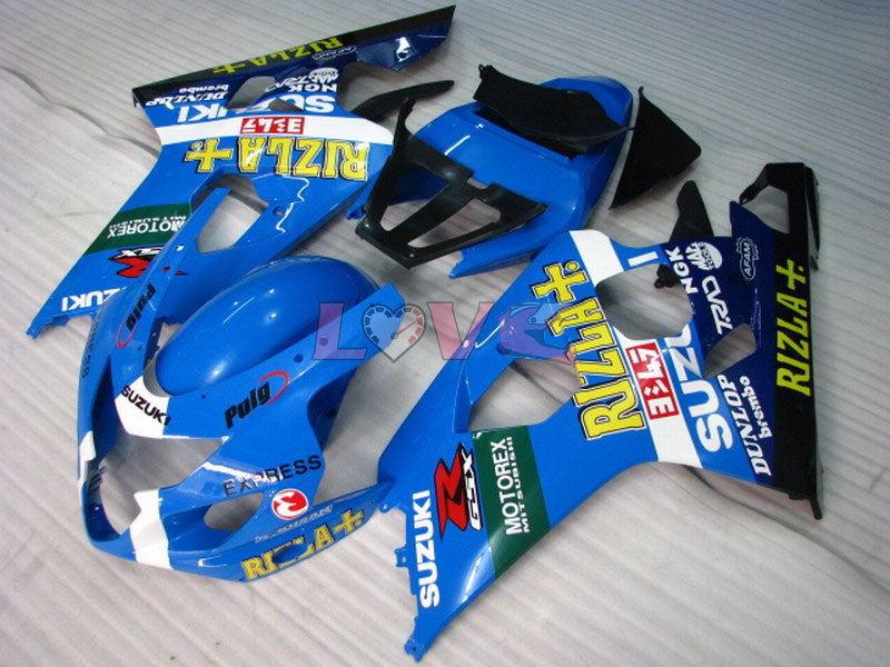 DUNLOP Rizla+ - Blue Black Fairings and Bodywork For 2004-2005 GSX-R600 #LF6426