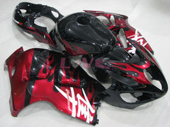 Flame - Red Black Fairings and Bodywork For 1999-2007 Hayabusa #LF3746