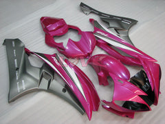 MOTUL - Grey Pink Fairings and Bodywork For 2006-2007 YZF-R6 #LF3458