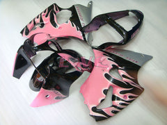 Customize - Black Pink Fairings and Bodywork For 2000-2002 NINJA ZX-6R #LF3327