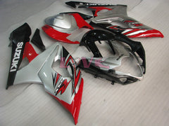Factory Style - Red Silver Fairings and Bodywork For 2005-2006 GSX-R1000 #LF5816