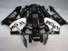 West - White Black Fairings and Bodywork For 2003-2004 CBR600RR #LF4450
