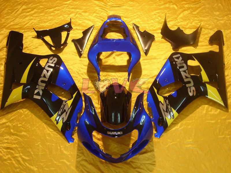 Factory Style - Blue Black Fairings and Bodywork For 2001-2003 GSX-R600 #LF6754