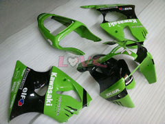 Nakano - Green Black Fairings and Bodywork For 2000-2002 NINJA ZX-6R #LF6130