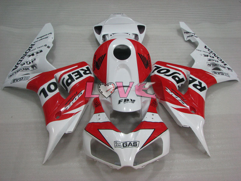Repsol - Red White Fairings and Bodywork For 2006-2007 CBR1000RR #LF4373