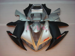 Factory Style - Black Silver Matte Fairings and Bodywork For 2002-2003 YZF-R1 #LF7021