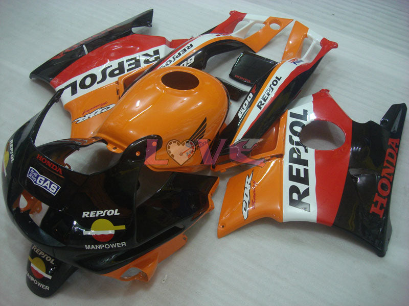 Repsol - Orange Black Fairings and Bodywork For 1991-1994 CBR600F2 #LF4846