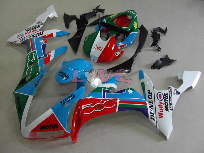 DUNLOP FIAT MOTUL - Multicolour Fairings and Bodywork For 2004-2006 YZF-R1 #LF7002