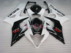 Factory Style - White Black Fairings and Bodywork For 2005-2006 GSX-R1000 #LF5826