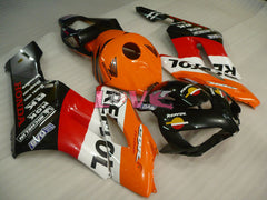 Repsol - Orange Black Fairings and Bodywork For 2004-2005 CBR1000RR #LF4395