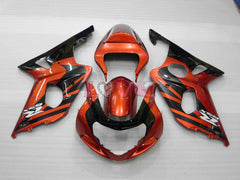Factory Style - Orange Black Fairings and Bodywork For 2001-2003 GSX-R600 #LF4237