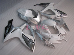 Factory Style - White Silver Fairings and Bodywork For 2006-2007 GSX-R750 #LF4001