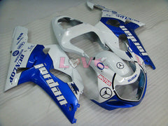 DUNLOP - Blue White Fairings and Bodywork For 2000-2002 GSX-R1000 #LF4132