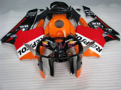Repsol - Orange Black Fairings and Bodywork For 2005-2006 CBR600RR #LF4421