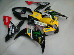 Monster MOTUL - Yellow Black Fairings and Bodywork For 2004-2006 YZF-R1 #LF6996