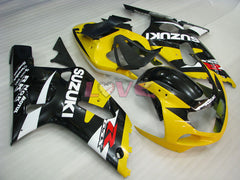 MOTUL - Yellow Black Fairings and Bodywork For 2000-2003 GSX-R750 #LF4197