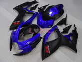 Factory Style - Blue Black Matte Fairings and Bodywork For 2006-2007 GSX-R750 #LF3984