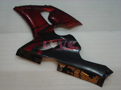 Flame - Red Black Fairings and Bodywork For 2005-2006 NINJA ZX-6R #LF5995